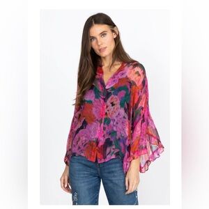 Johnny Was Lars Button Down Shirt - Size M - with original tags